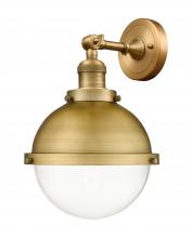Innovations Lighting 203-BB-HFS-82-BB-LED - Hampden - 1 Light - 9 inch - Brushed Brass - Adjustable Sconce