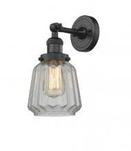  203-BK-G142 - Chatham - 1 Light - 7 inch - Matte Black - Sconce