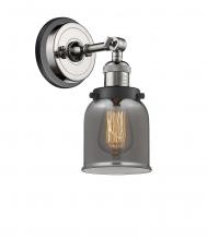Innovations Lighting 203BP-PNBK-G53 - Bell - 1 Light - 5 inch - Polished Nickel - Sconce