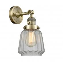 Innovations Lighting 203SW-AB-G142 - Chatham - 1 Light - 7 inch - Antique Brass - Sconce