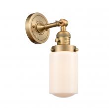 Innovations Lighting 203SW-BB-G311-LED - Dover - 1 Light - 5 inch - Brushed Brass - Adjustable Sconce