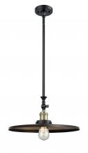 Innovations Lighting 206-BAB-MFR-BK-16-LED - Appalachian - 1 Light - 16 inch - Black Antique Brass - Stem Hung - Adjustable Mini Pendant