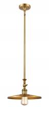 Innovations Lighting 206-BB-MFR-BB-12-LED - Appalachian - 1 Light - 12 inch - Brushed Brass - Stem Hung - Adjustable Mini Pendant