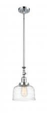 Innovations Lighting 206-PC-G713-LED - Bell - 1 Light - 8 inch - Polished Chrome - Stem Hung - Adjustable Mini Pendant