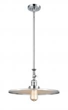 Innovations Lighting 206-PC-MFR-PC-16-LED - Appalachian - 1 Light - 16 inch - Polished Chrome - Stem Hung - Adjustable Mini Pendant