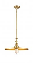 Innovations Lighting 206-SG-MFR-SG-16-LED - Appalachian - 1 Light - 16 inch - Satin Gold - Stem Hung - Adjustable Mini Pendant