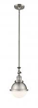 Innovations Lighting 206-SN-HFS-61-SN-LED - Hampden - 1 Light - 7 inch - Brushed Satin Nickel - Stem Hung - Adjustable Mini Pendant