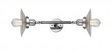 Innovations Lighting 208L-PC-G2-LED - Halophane - 2 Light - 9 inch - Polished Chrome - Adjustable Bath Vanity Light