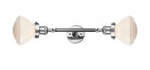 Innovations Lighting 208L-PC-G321-LED - Olean - 2 Light - 7 inch - Polished Chrome - Adjustable Bath Vanity Light