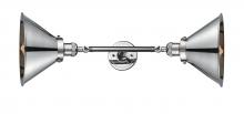 Innovations Lighting 208L-PC-M10-PC-LED - Briarcliff - 2 Light - 10 inch - Polished Chrome - Adjustable Bath Vanity Light