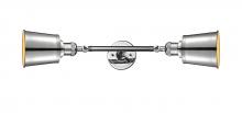 Innovations Lighting 208L-PC-M9-PC-LED - Addison - 2 Light - 5 inch - Polished Chrome - Adjustable Bath Vanity Light