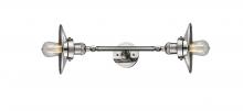 Innovations Lighting 208L-PN-M1-LED - Railroad - 2 Light - 8 inch - Polished Nickel - Adjustable Bath Vanity Light