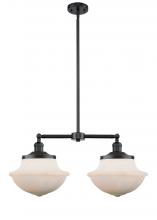 Innovations Lighting 209-OB-G541-LED - Oxford - 2 Light - 25 inch - Oil Rubbed Bronze - Stem Hung - Adjustable Island Light