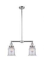 Innovations Lighting 209-PC-G182-LED - Canton - 2 Light - 21 inch - Polished Chrome - Stem Hung - Adjustable Island Light