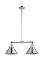 Innovations Lighting 209-PC-M10-PC-LED - Briarcliff - 2 Light - 21 inch - Polished Chrome - Stem Hung - Adjustable Island Light
