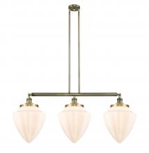 Innovations Lighting 213-AB-G661-12-LED - Bullet - 3 Light - 40 inch - Antique Brass - Stem Hung - Adjustable Island Light