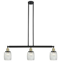 Innovations Lighting 213-BAB-G302-LED - Colton - 3 Light - 38 inch - Black Antique Brass - Stem Hung - Adjustable Island Light