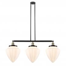 Innovations Lighting 213-BAB-G661-12-LED - Bullet - 3 Light - 40 inch - Black Antique Brass - Stem Hung - Adjustable Island Light