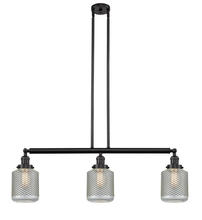 Innovations Lighting 213-OB-G262-LED - Stanton - 3 Light - 39 inch - Oil Rubbed Bronze - Stem Hung - Adjustable Island Light