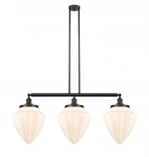 Innovations Lighting 213-OB-G661-12-LED - Bullet - 3 Light - 40 inch - Oil Rubbed Bronze - Stem Hung - Adjustable Island Light
