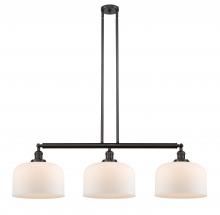 Innovations Lighting 213-OB-G71-L-LED - Bell - 3 Light - 42 inch - Oil Rubbed Bronze - Stem Hung - Adjustable Island Light
