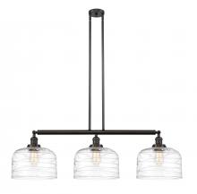 Innovations Lighting 213-OB-G713-L-LED - Bell - 3 Light - 42 inch - Oil Rubbed Bronze - Stem Hung - Adjustable Island Light