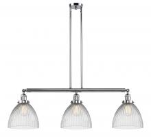 Innovations Lighting 213-PC-G222-LED - Seneca Falls - 3 Light - 39 inch - Polished Chrome - Stem Hung - Adjustable Island Light