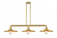 Innovations Lighting 213-SG-MFR-SG-12-LED - Appalachian - 3 Light - 45 inch - Satin Gold - Stem Hung - Adjustable Island Light
