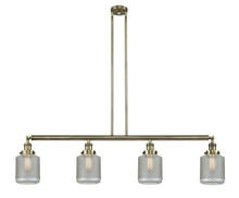 Innovations Lighting 214-AB-G262-LED - Stanton - 4 Light - 51 inch - Antique Brass - Stem Hung - Adjustable Island Light