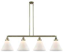 Innovations Lighting 214-AB-G41-L-LED - Cone - 4 Light - 56 inch - Antique Brass - Stem Hung - Adjustable Island Light
