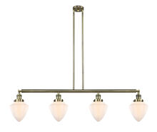 Innovations Lighting 214-AB-G661-7-LED - Bullet - 4 Light - 50 inch - Antique Brass - Stem Hung - Adjustable Island Light