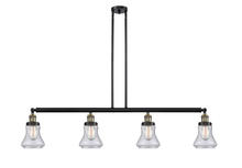 Innovations Lighting 214-BAB-G194-LED - Bellmont - 4 Light - 51 inch - Black Antique Brass - Stem Hung - Adjustable Island Light