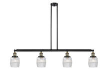 Innovations Lighting 214-BAB-G302-LED - Colton - 4 Light - 50 inch - Black Antique Brass - Stem Hung - Adjustable Island Light