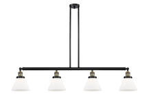 Innovations Lighting 214-BAB-G41-LED - Cone - 4 Light - 52 inch - Black Antique Brass - Stem Hung - Adjustable Island Light