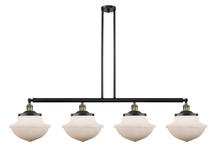 Innovations Lighting 214-BAB-G541-LED - Oxford - 4 Light - 54 inch - Black Antique Brass - Stem Hung - Adjustable Island Light