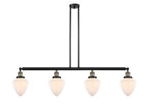 Innovations Lighting 214-BAB-G661-7-LED - Bullet - 4 Light - 50 inch - Black Antique Brass - Stem Hung - Adjustable Island Light