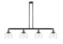 Innovations Lighting 214-BAB-G713-LED - Bell - 4 Light - 53 inch - Black Antique Brass - Stem Hung - Adjustable Island Light