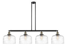 Innovations Lighting 214-BAB-G713-L-LED - Bell - 4 Light - 54 inch - Black Antique Brass - Stem Hung - Adjustable Island Light