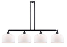 Innovations Lighting 214-BK-G71-L - Bell - 4 Light - 54 inch - Matte Black - Stem Hung - Island Light