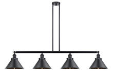 Innovations Lighting 214-BK-M10-BK-LED - Briarcliff - 4 Light - 55 inch - Matte Black - Stem Hung - Island Light