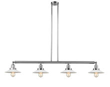 Innovations Lighting 214-PC-G1-LED - Halophane - 4 Light - 53 inch - Polished Chrome - Stem Hung - Adjustable Island Light
