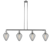 Innovations Lighting 214-PC-G165-LED - Geneseo - 4 Light - 52 inch - Polished Chrome - Stem Hung - Adjustable Island Light