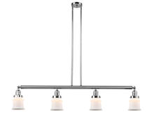Innovations Lighting 214-PC-G181S-LED - Canton - 4 Light - 51 inch - Polished Chrome - Stem Hung - Adjustable Island Light
