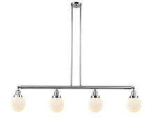 Innovations Lighting 214-PC-G201-6-LED - Beacon - 4 Light - 51 inch - Polished Chrome - Stem Hung - Adjustable Island Light