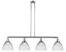 Innovations Lighting 214-PC-G222-LED - Seneca Falls - 4 Light - 51 inch - Polished Chrome - Stem Hung - Adjustable Island Light