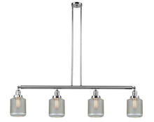 Innovations Lighting 214-PC-G262-LED - Stanton - 4 Light - 51 inch - Polished Chrome - Stem Hung - Adjustable Island Light