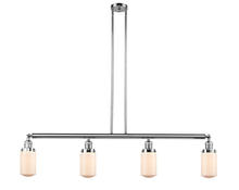 Innovations Lighting 214-PC-G311-LED - Dover - 4 Light - 49 inch - Polished Chrome - Stem Hung - Adjustable Island Light