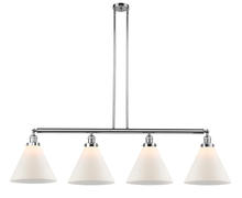 Innovations Lighting 214-PC-G41-L-LED - Cone - 4 Light - 56 inch - Polished Chrome - Stem Hung - Adjustable Island Light