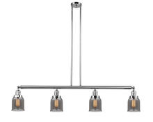 Innovations Lighting 214-PC-G53-LED - Bell - 4 Light - 50 inch - Polished Chrome - Stem Hung - Adjustable Island Light
