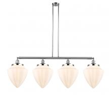 Innovations Lighting 214-PC-G661-12-LED - Bullet - 4 Light - 50 inch - Polished Chrome - Stem Hung - Adjustable Island Light